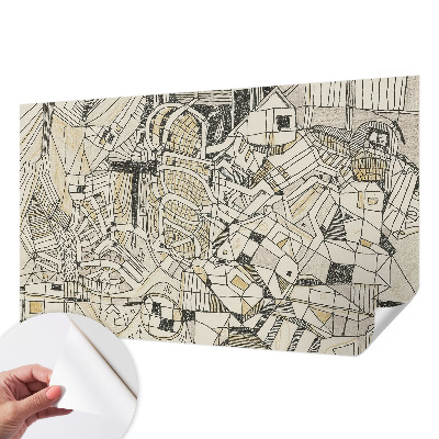 3D fototapetas Geometrinė abstrakcija