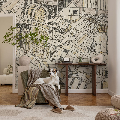 3D fototapetas Geometrinė abstrakcija