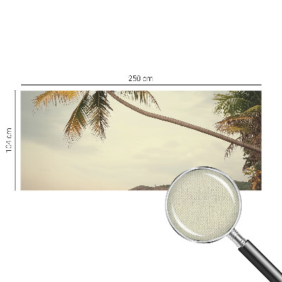 3D fototapetas sienoms su tropiniu kraštovaizdžiu