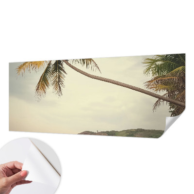3D fototapetas sienoms su tropiniu kraštovaizdžiu