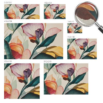 Tapetai Spalvingas žiedas