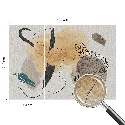 3D fototapetas Abstrakti kompozicija