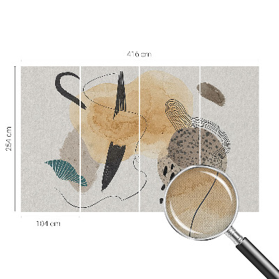 3D fototapetas Abstrakti kompozicija