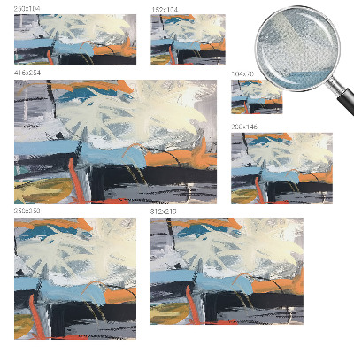 3D fototapetas sienoms Spalvinga abstrakcija