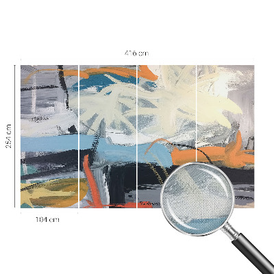 3D fototapetas sienoms Spalvinga abstrakcija