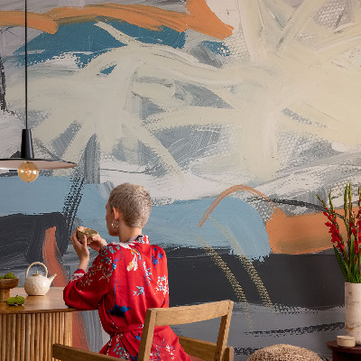 3D fototapetas sienoms Spalvinga abstrakcija