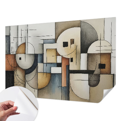 Fototapetas vaiko kambariui su geometriniu harmonijų raštu