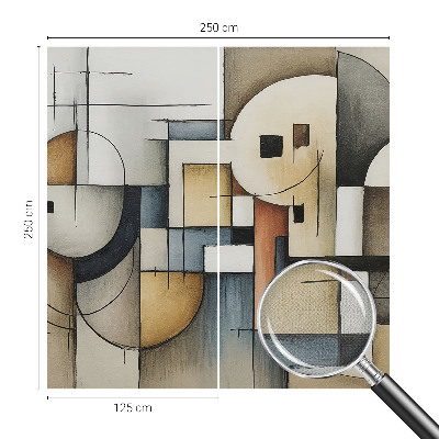 Fototapetas vaiko kambariui Geometrinės harmonikos