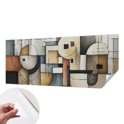 Fototapetas vaiko kambariui su geometriniu harmonijų raštu