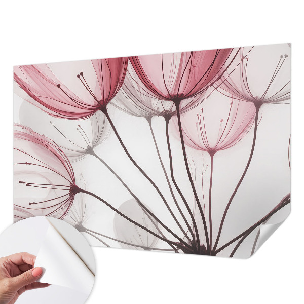 3D fototapetas sienoms su Blomsterio siluetu