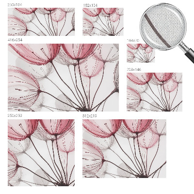 3D fototapetas sienoms Blomsterio siluetas