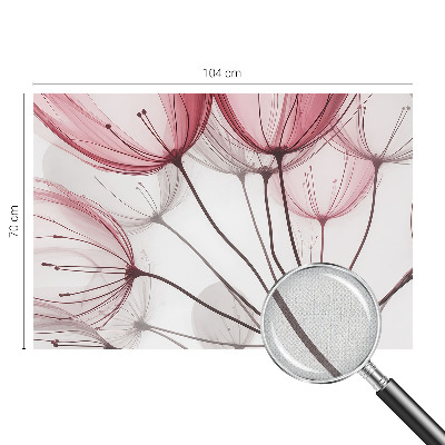 3D fototapetas sienoms Blomsterio siluetas