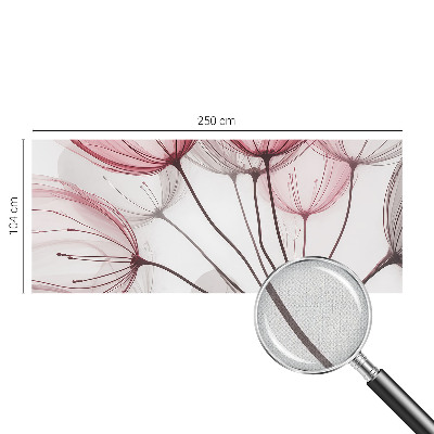 3D fototapetas sienoms Blomsterio siluetas