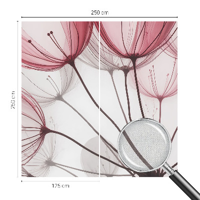 3D fototapetas sienoms Blomsterio siluetas