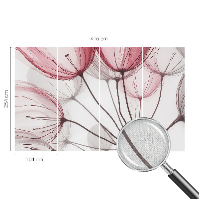 3D fototapetas sienoms Blomsterio siluetas