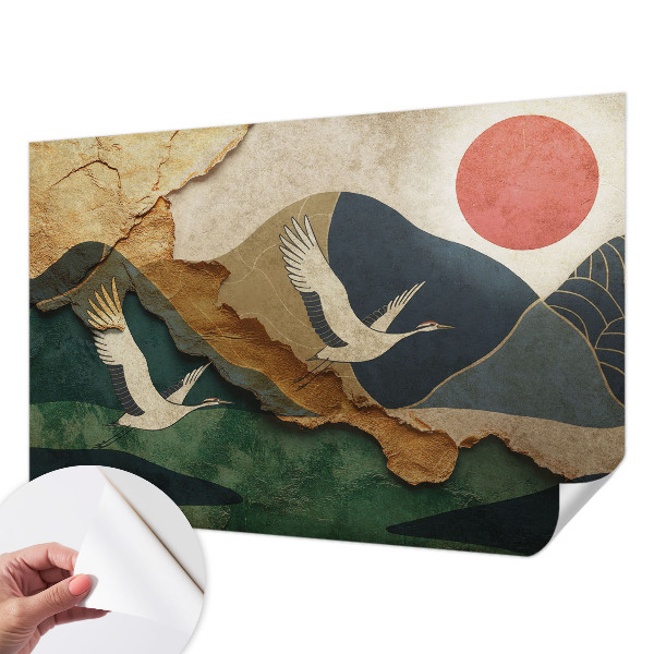 Fototapetai Østens kraner