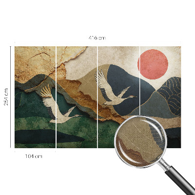 Fototapetai Østens kraner