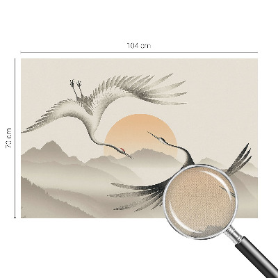 Savaime lipnus fototapetas Østkraner