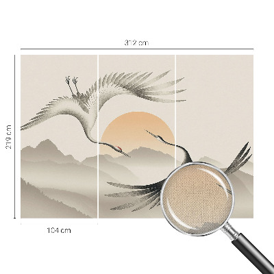 Savaime lipnus fototapetas Østkraner