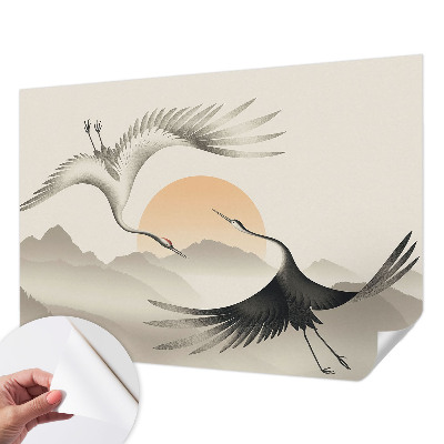 Savaime lipnus fototapetas Østkraner