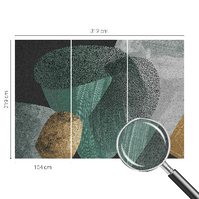 Fototapetas vaikams su abstrakčios geometrinės kompozicijos motyvu