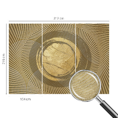 3D fototapetas Udstålende linjer
