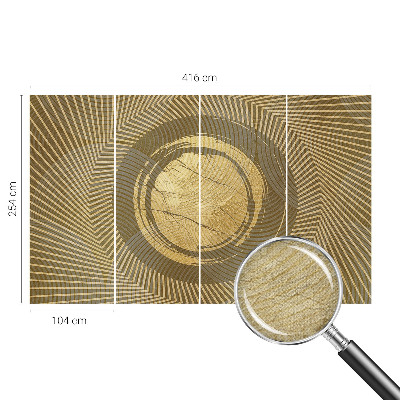 3D fototapetas Udstålende linjer