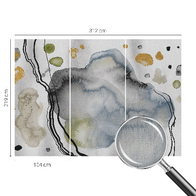 Savaime lipnus fototapetas Abstrakti akvarelė