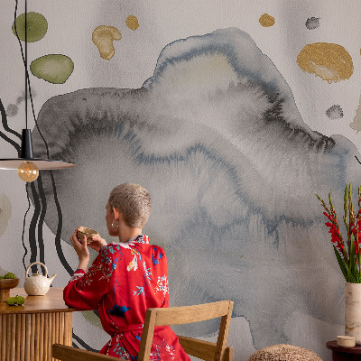 Savaime lipnus fototapetas Abstrakti akvarelė