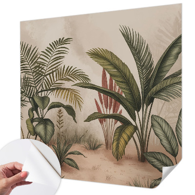 3D fototapetas sienoms Plantmotyvas