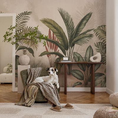 3D fototapetas sienoms su augalų motyvais