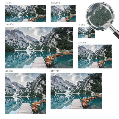 3D fototapetas su Bjergo panorama