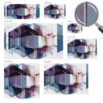 Fototapetas vaikams su geometriniais brėžiniais