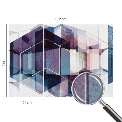 Fototapetas vaikams su geometriniais brėžiniais