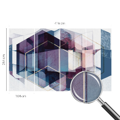 Fototapetas vaikams su geometriniais brėžiniais