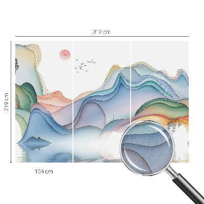 Fototapetas vaiko kambariui Drømmelandskab