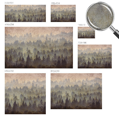 3D fototapetas sienoms Skovtåge