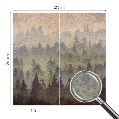 3D fototapetas sienoms Skovtåge