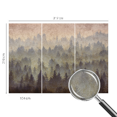 3D fototapetas sienoms Skovtåge