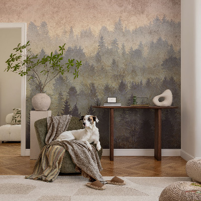 3D fototapetas sienoms Skovtåge