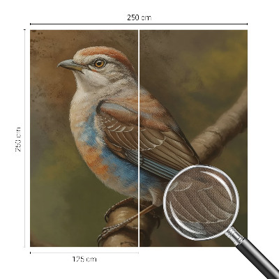 3D fototapetas Fugleportræt