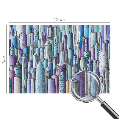 Fototapetas vaiko kambariui Byens dangoraižiai