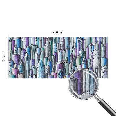 Fototapetas vaiko kambariui Byens dangoraižiai