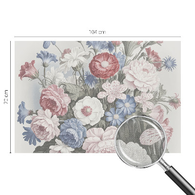 Savaime lipnus fototapetas Spalvingas puokštė