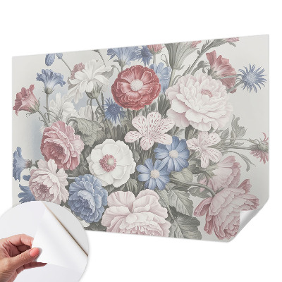 Savaime lipnus fototapetas Spalvingas puokštė