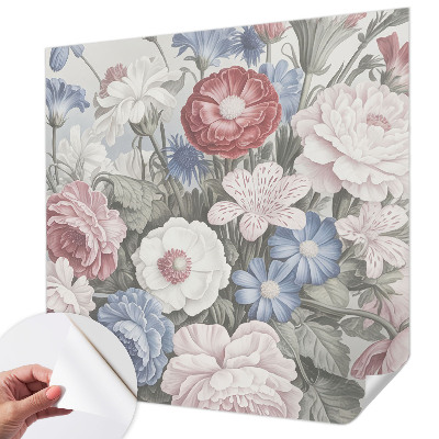 Savaime lipnus fototapetas Spalvingas puokštė