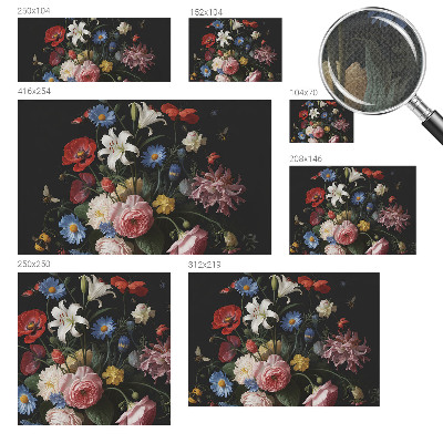 Savaime lipnus fototapetas Blomster med insecter