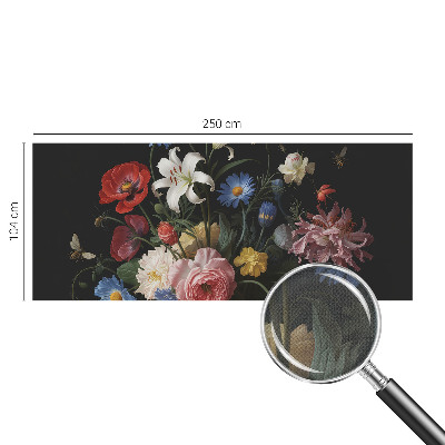 Savaime lipnus fototapetas Blomster med insecter