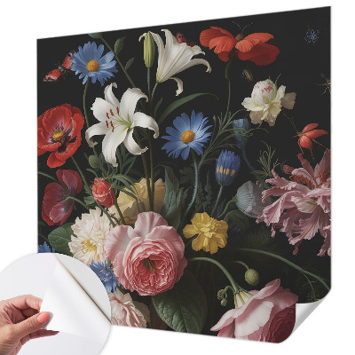 Savaime lipnus fototapetas Blomster med insecter