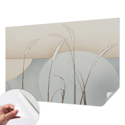 3D fototapetas sienoms su švelniais žolynų motyvais
